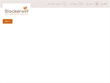 Tablet Screenshot of hotel-stockerwirt.com
